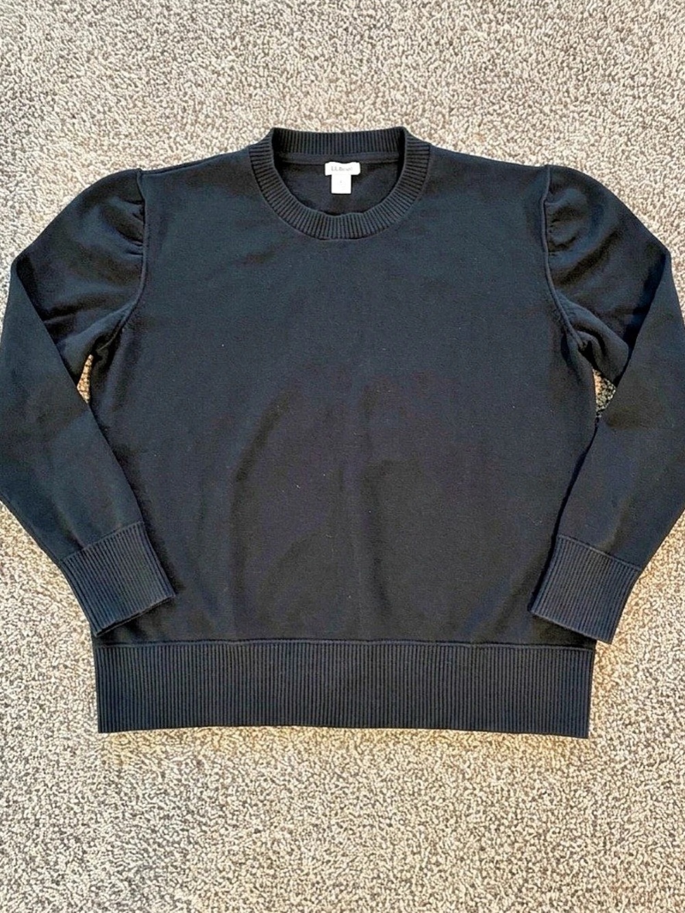 L.L.Bean Cotton and Cashmere Blend Crewneck Size Large